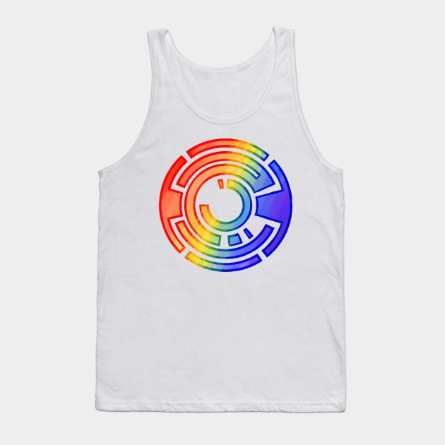 Rainbow circles Tank Top by Gratsvetic17